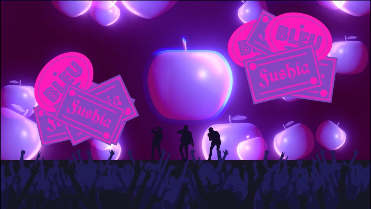 Bleu Fuchsia - Odezenne (Fictional project for background music animation)