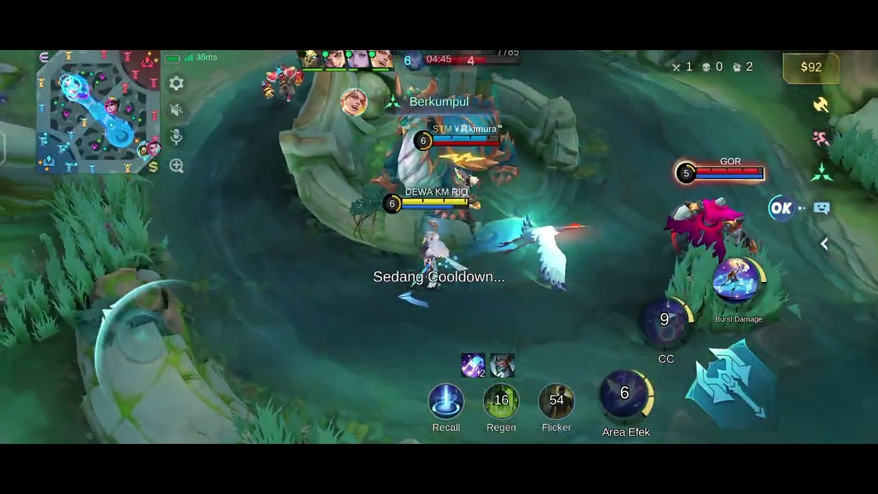 PERJUANGAN SOLO RANK MAGE ODETTE GAMEPLAY MOBILE LEGENDS 
