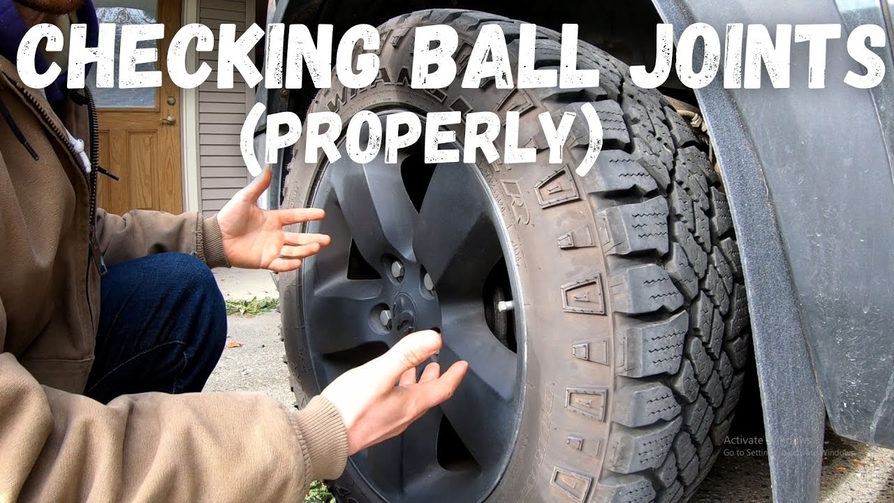 How to Check Ball Joints (The Right Way) Tie Rods and Wheel Bearings | RAM 1500 Pick up Truck