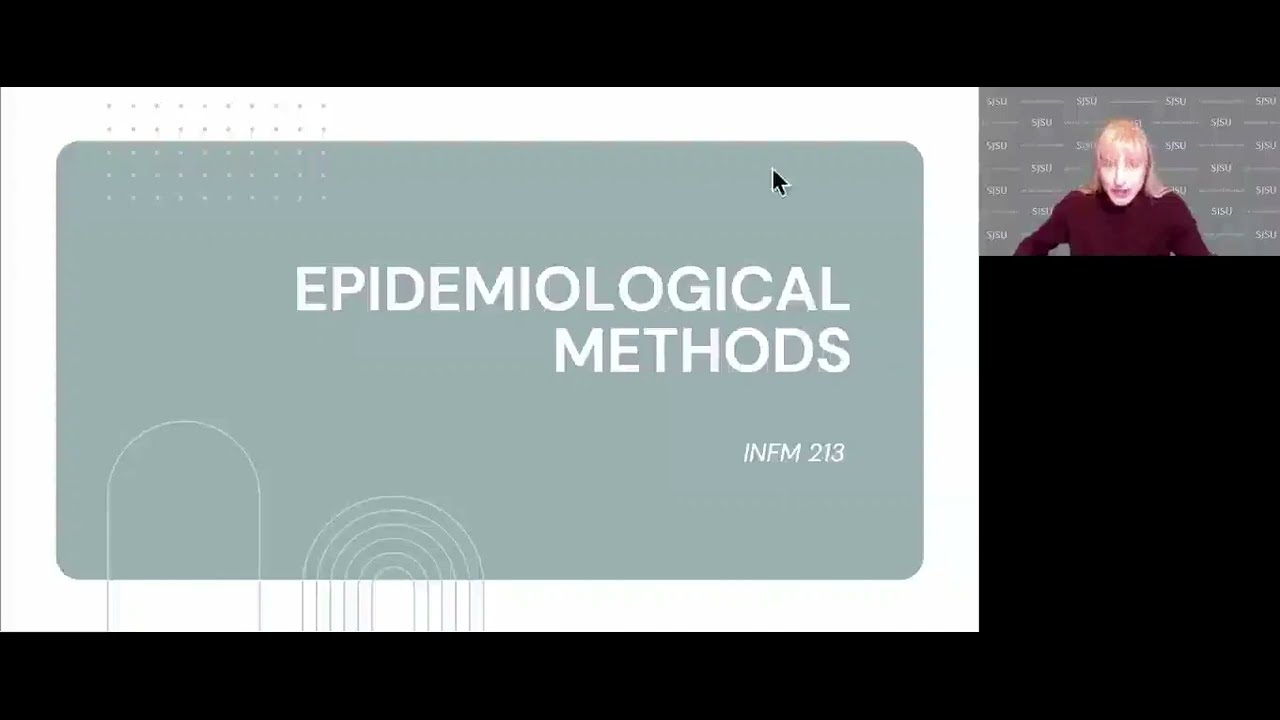 Epidemiological Methods Course Overview
