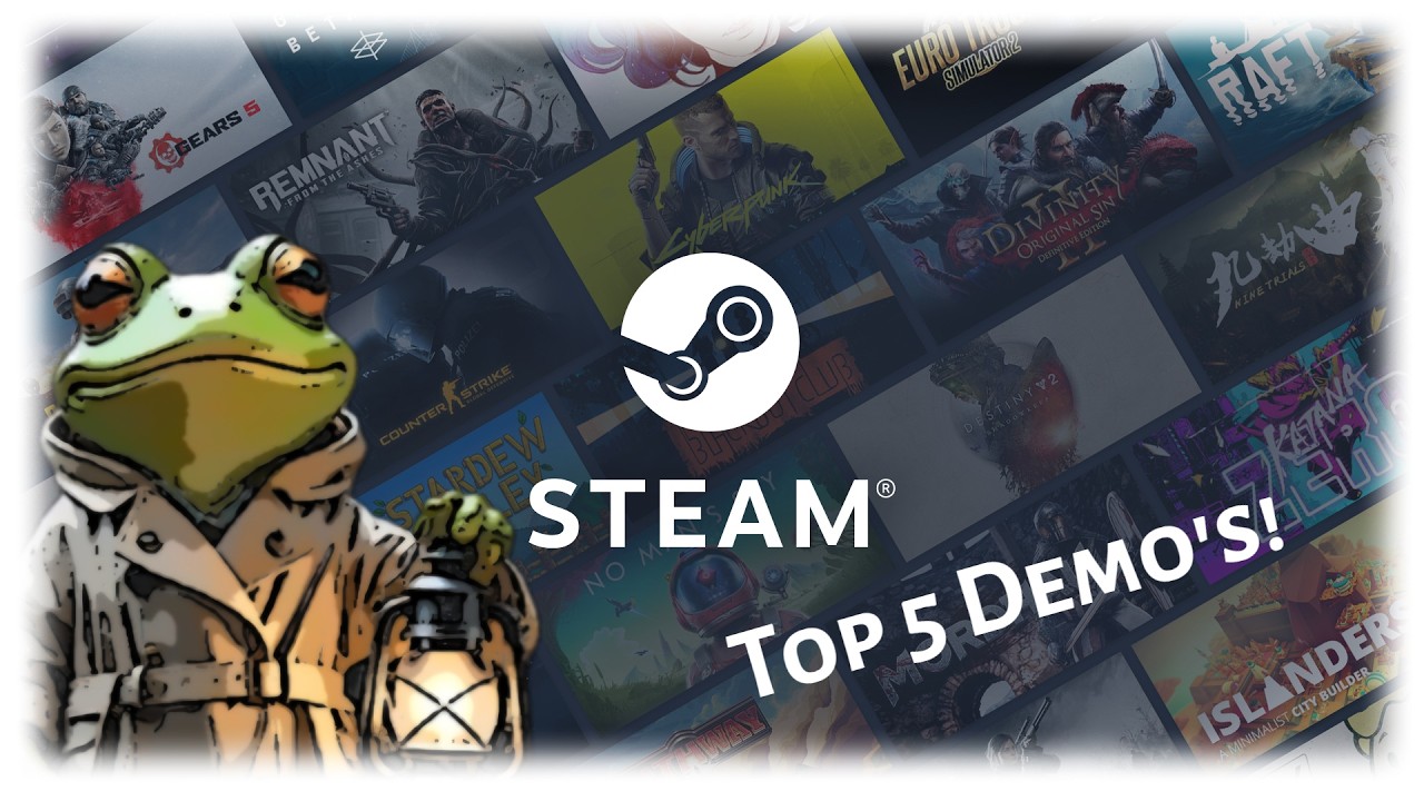 Топ-5 демоверсий игр в Steam, в которые я поиграл в этом месяце!