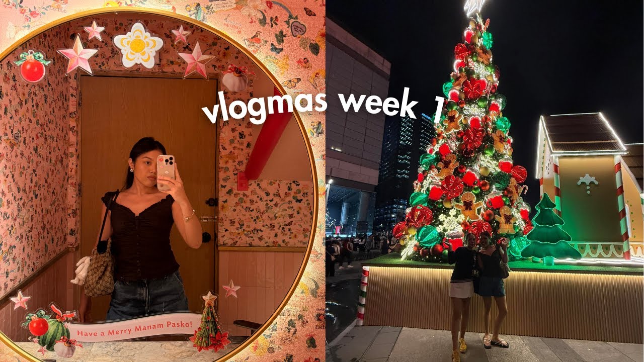 vlogmas 🎄 chill days, movie date, mini bangkok haul