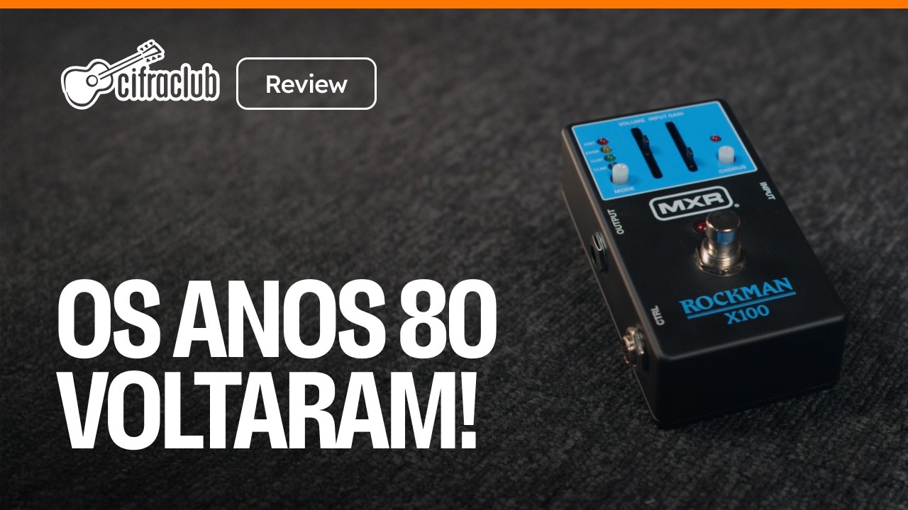 O TIMBRE DOS ANOS 80 | Review Pedal MXR Rockman X100