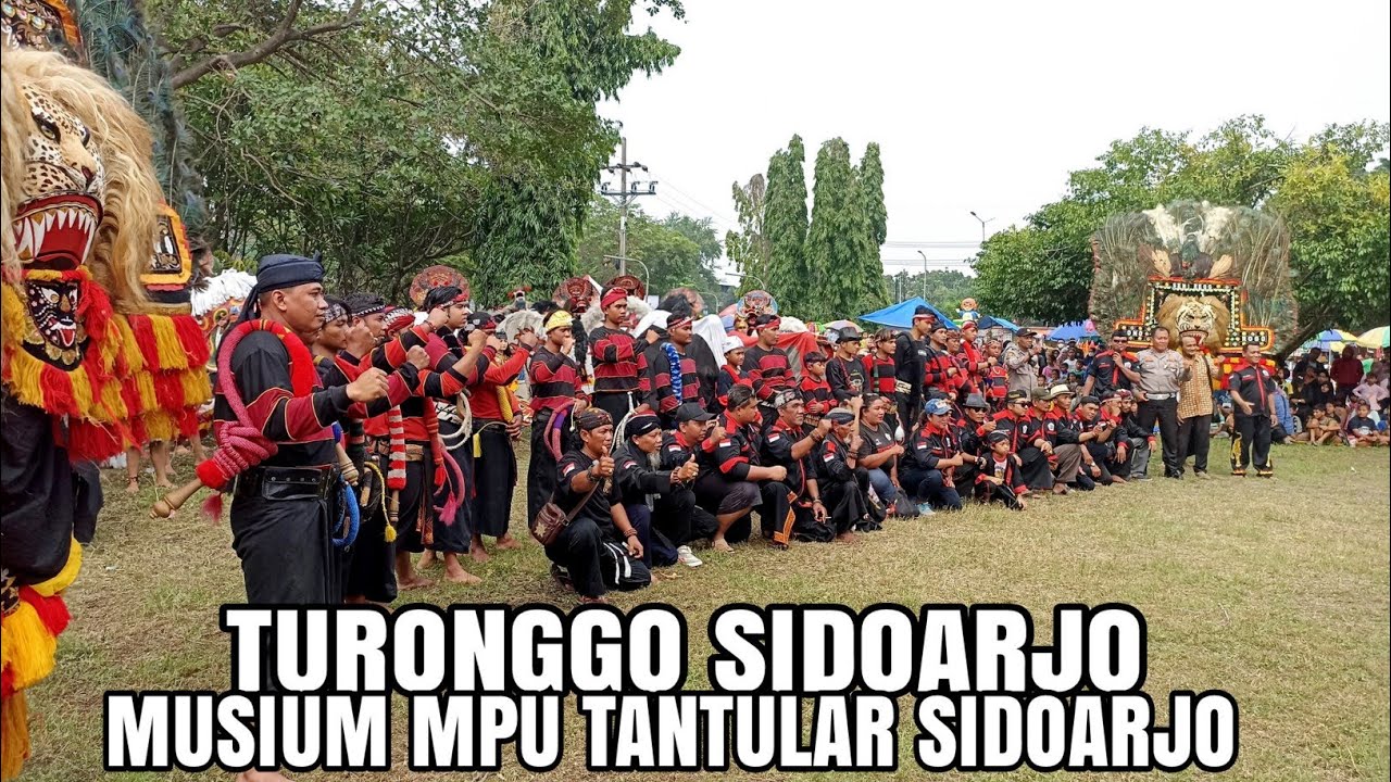 Gebyar Seni Turonggo Sidoarjo Reog,Jaranan,Barongan Dan Bantengan Di Musium mpu Tantular Sidoarjo