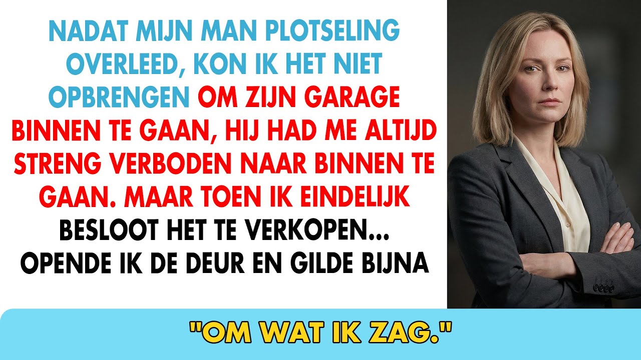 Na de dood van mijn man wilde ik zijn garage verkopen - maar binnenin vond ik iets onverwachts