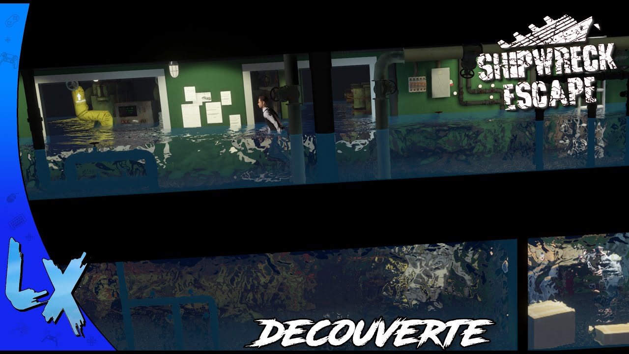 SURVIVRE DANS UN BATEAU QUI COULE || SHIPWRECK ESCAPE DECOUVERTE