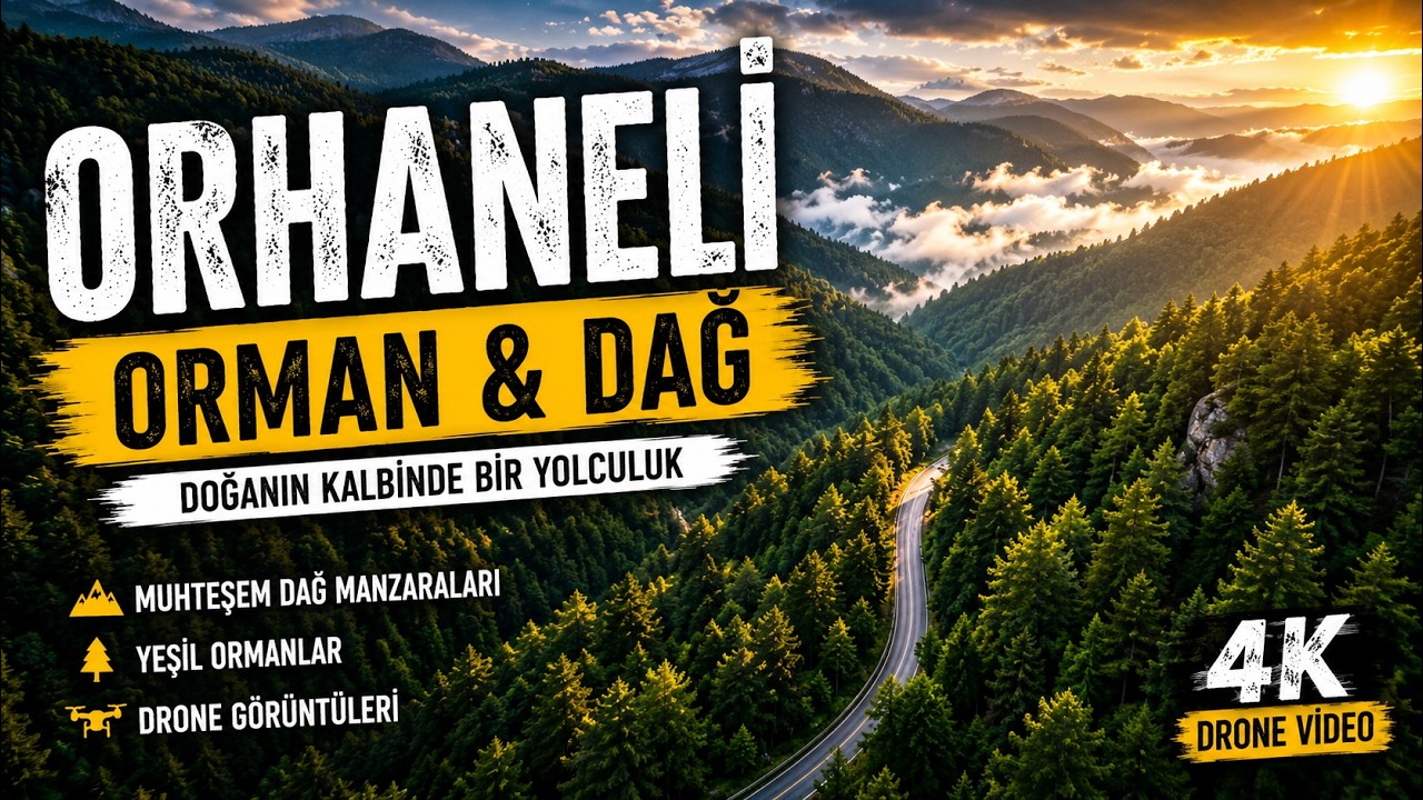 🚁 Orhaneli Yolu Drone Manzarası | Bursa Doğa Keşfi