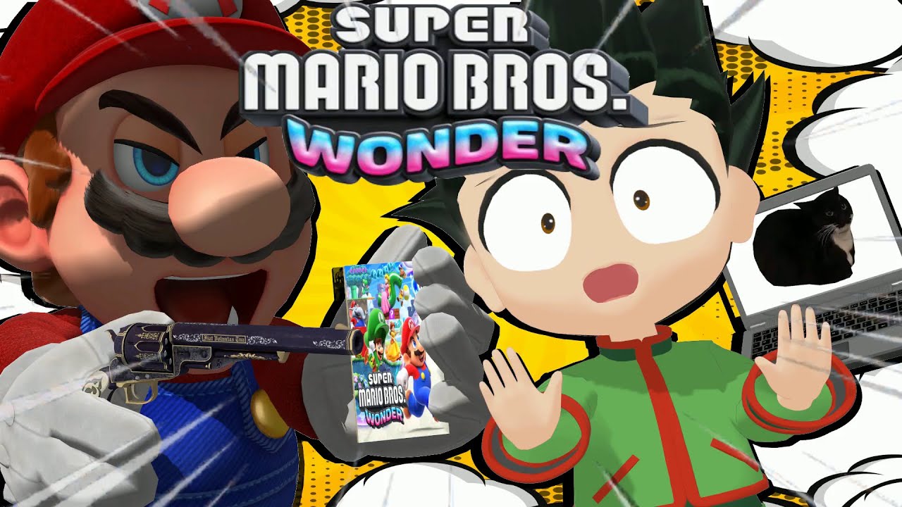 JE TESTE LE NOUVEAUX JEUX MARIO !😂