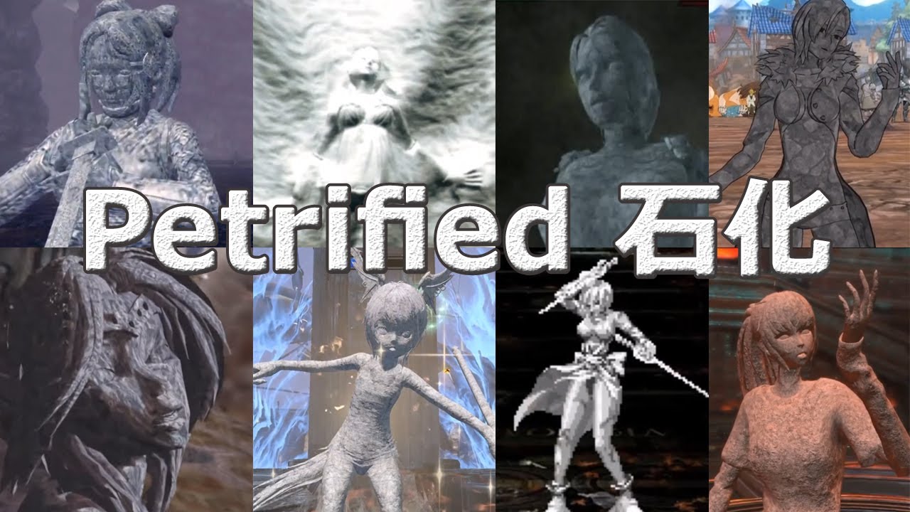 Game ASFR Stone Petrification Ryona Compilation 01 石化
