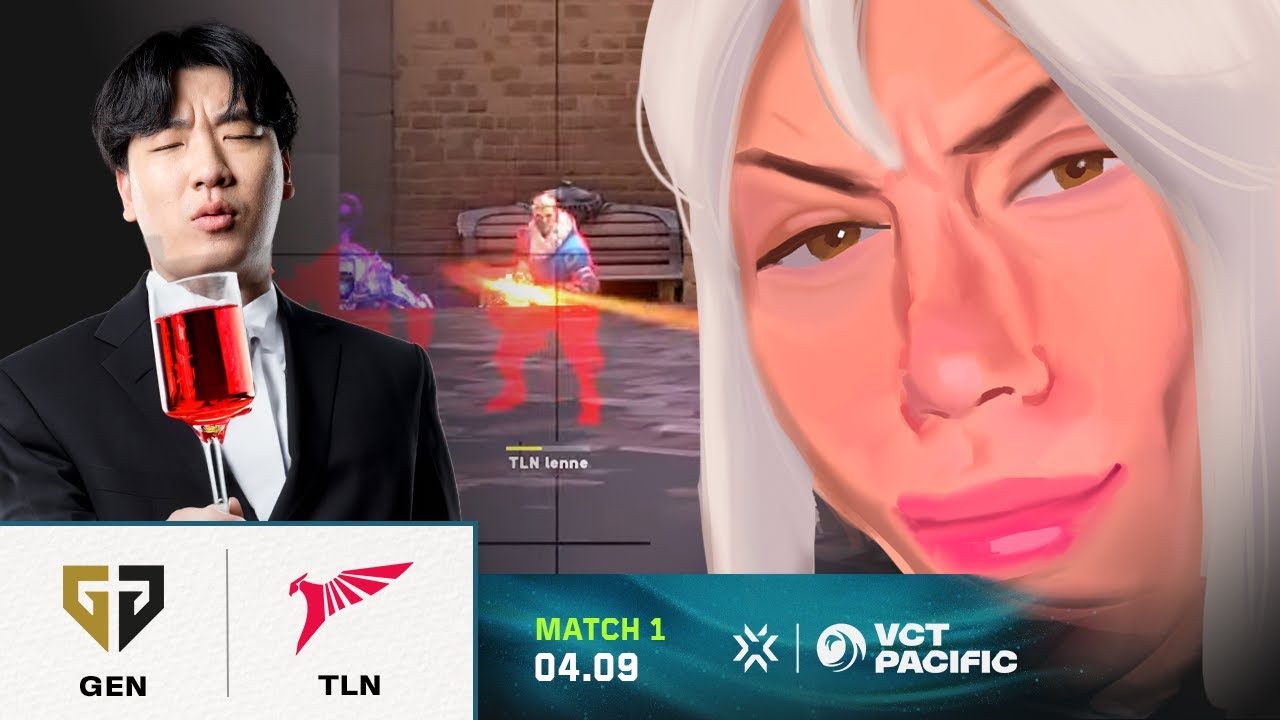 알파(조) 메일 |  GEN vs. TLN  | 4일차 MATCH 1 H/L 04.09 | VCT 퍼시픽
