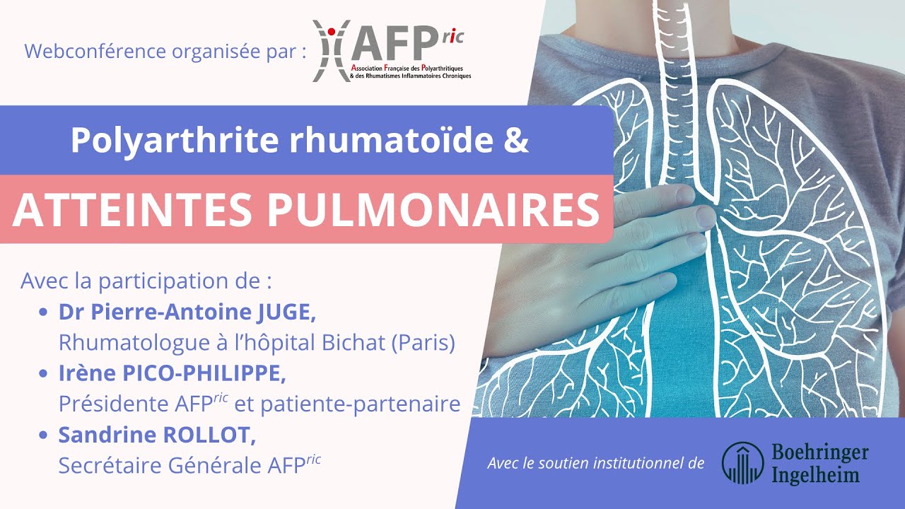 Atteintes pulmonaires dans la polyarthrite rhumatoïde : que faut-il savoir ?