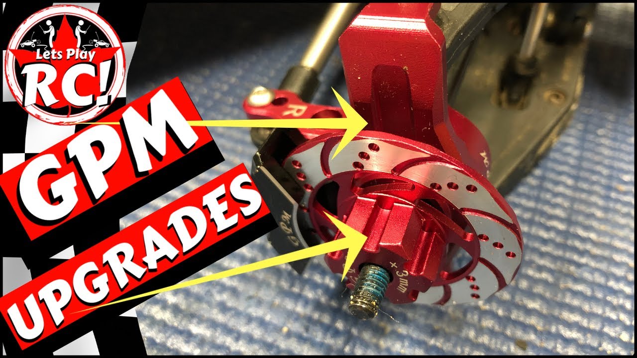 Traxxas UDR GPM Upgrades Disk breaks, Calipers, Front Caster & Rear hub Carrier PT. 5 /Lets Play RC!