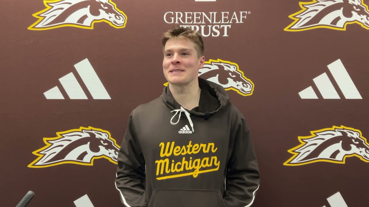 WMU Hockey | Postgame vs Arizona State | Pat Ferschweiler, Grant Slukynsky | 2.14.26