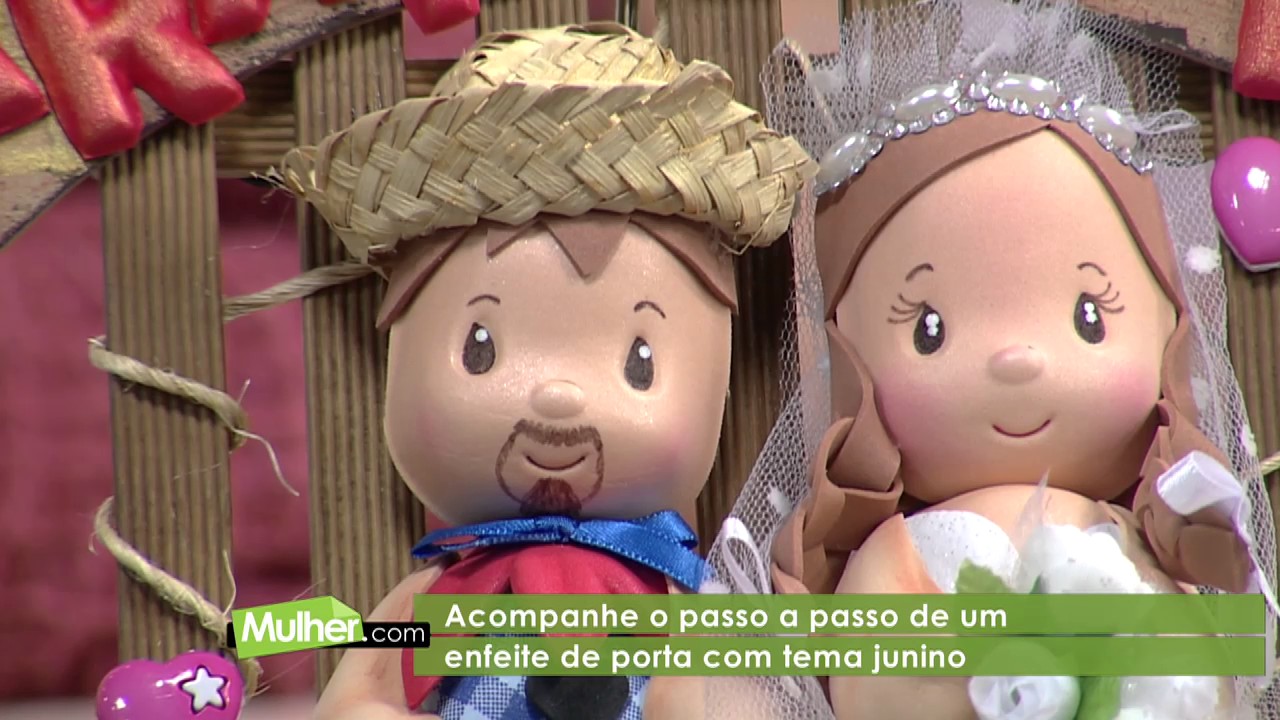 Enfeite Junino de Porta por Rosemary Ansante - 19/05/2017 - Mulher.com - P2/2
