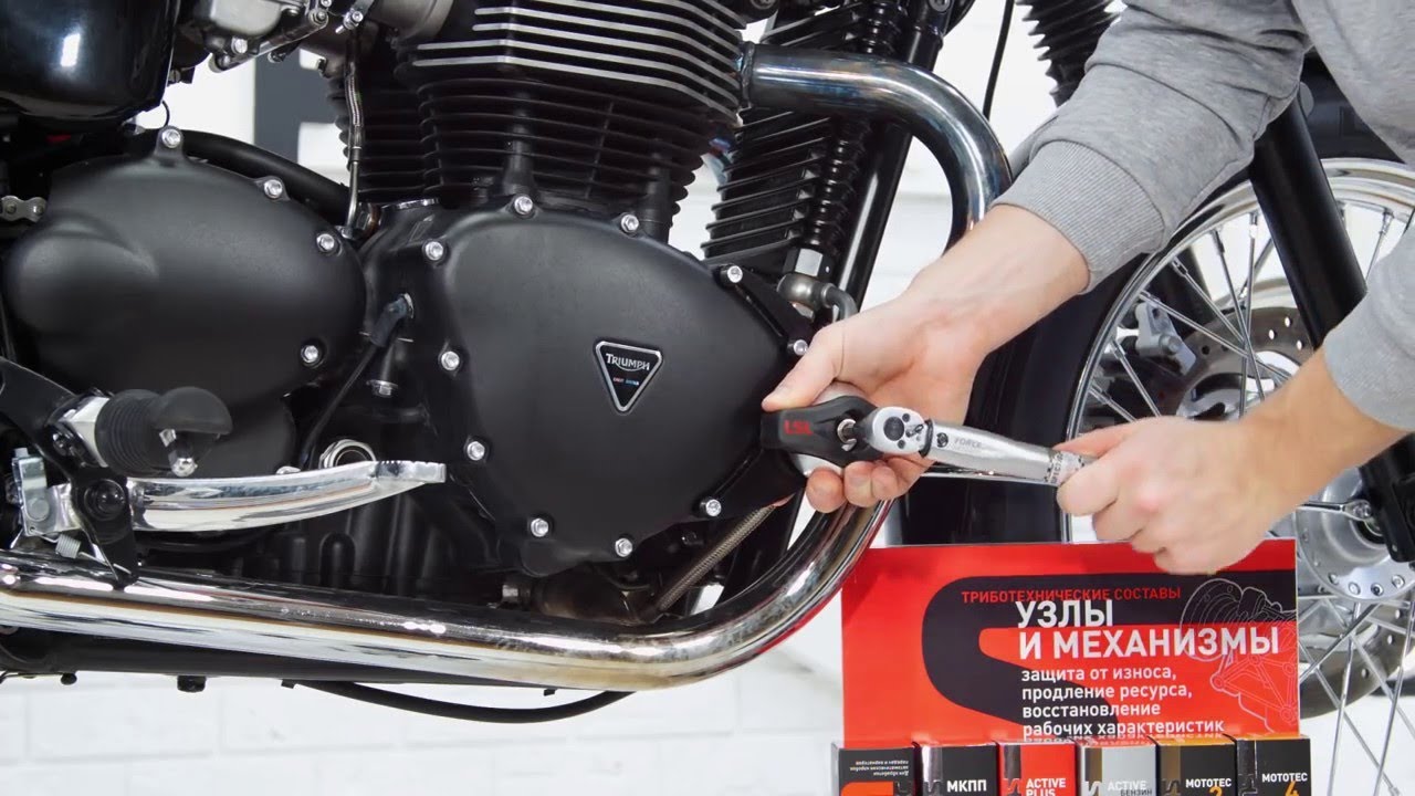 Установка Слайдеров LSL  на Triumph Bonneville