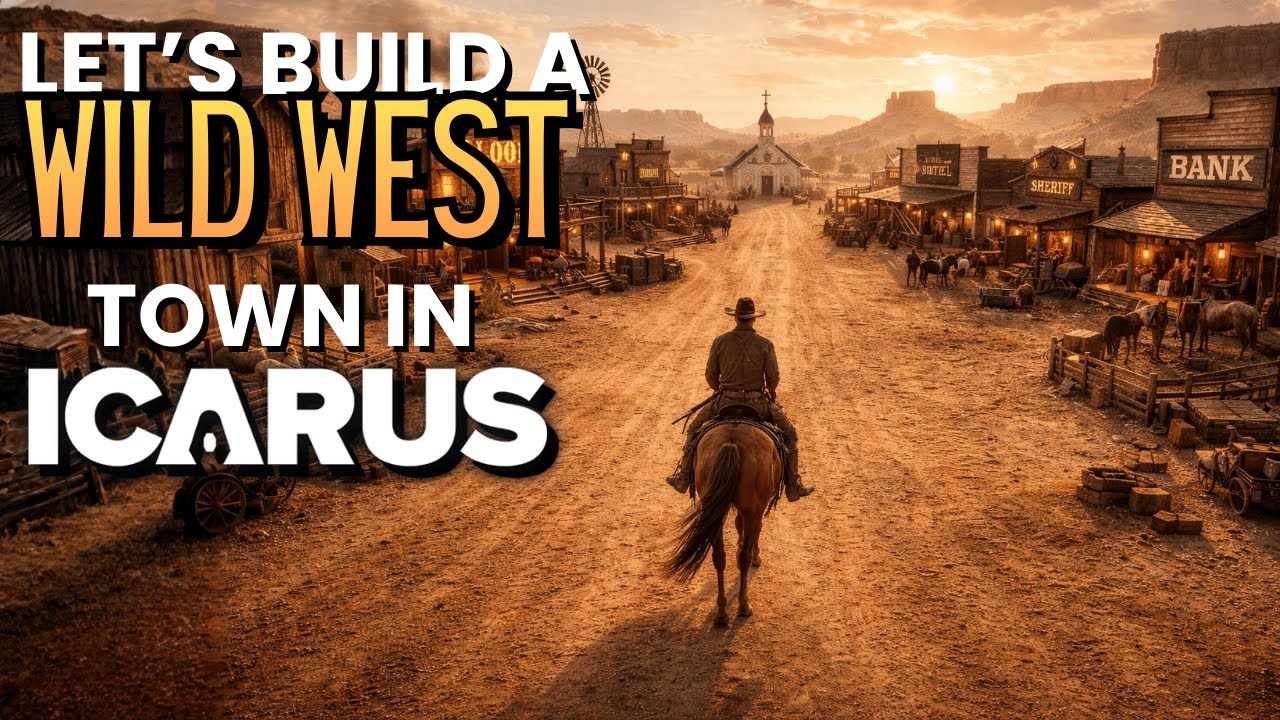 I Built a Wild West Town in ICARUS… Homestead Update is INSANE