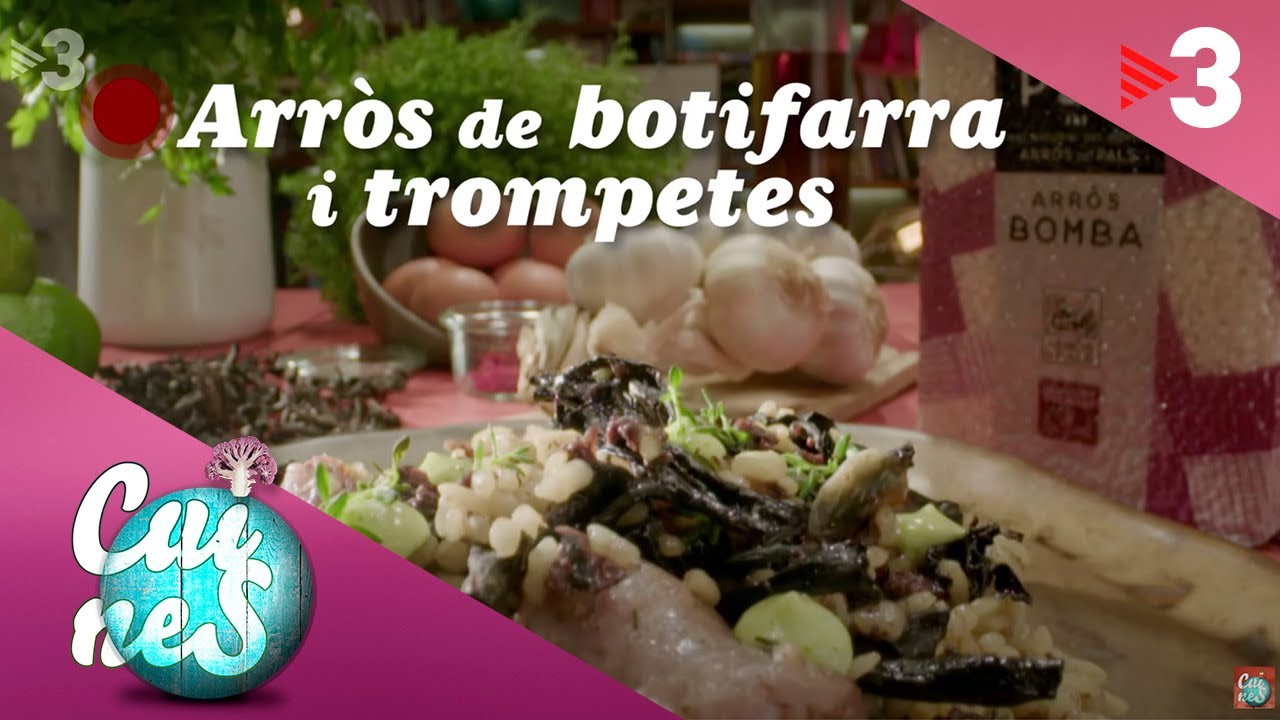 Arròs amb botifarra i trompetes - Cuines