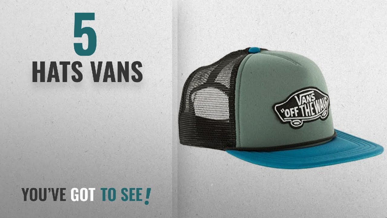 Top 10 Hats Vans [2018]: Vans Men's Classic Patch Trucker Baseball Cap, One Size