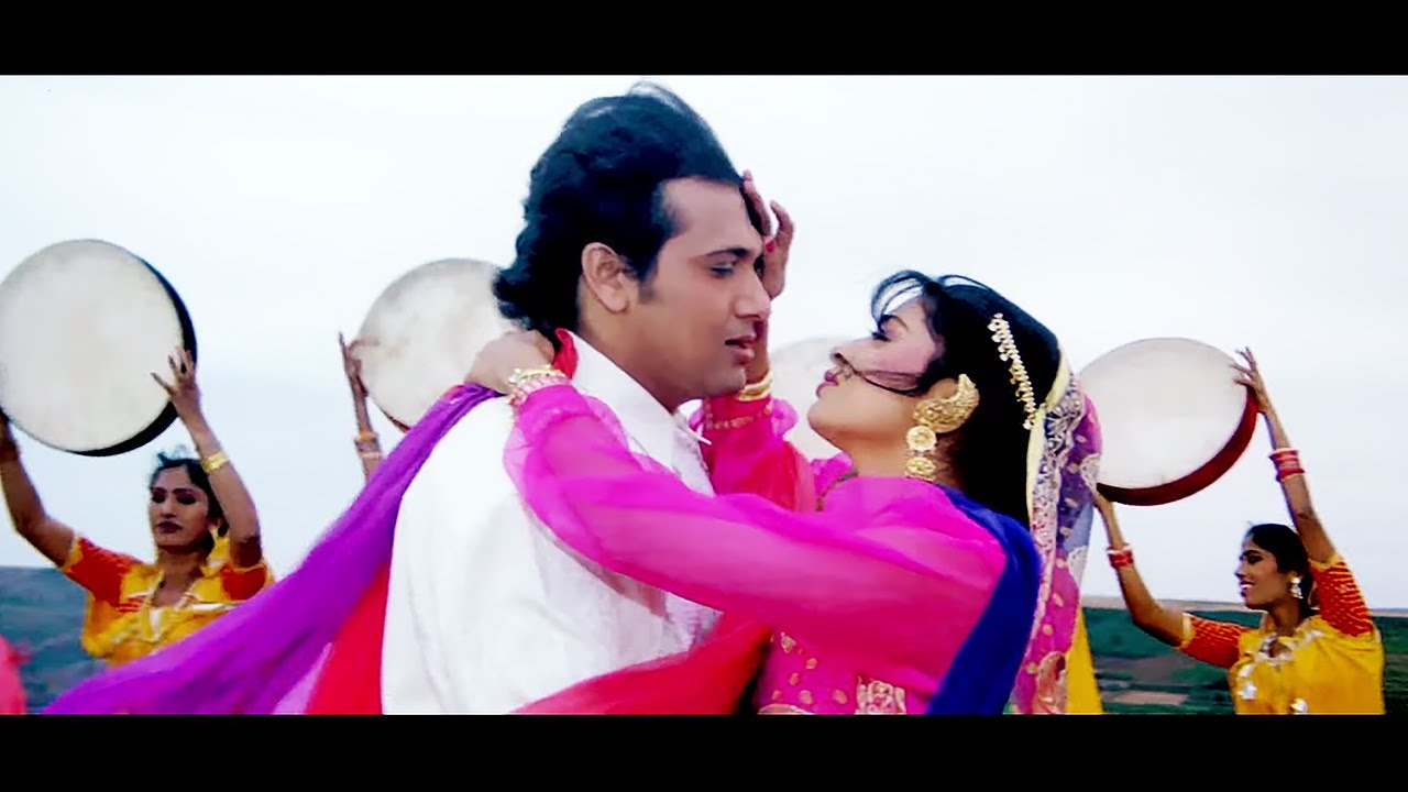 4K Video Song Kaise Kate Din | Swarg Superhit Song | Govinda 90s Song | Mohd Aziz Anuradha Paudwal