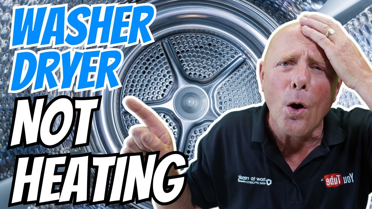 Washer dryer not heating how to find the fault and replace the heater and water valve
