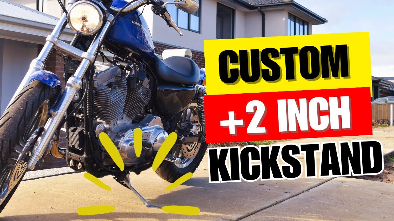 Make A Custom Kickstand For Your Harley Davidson.