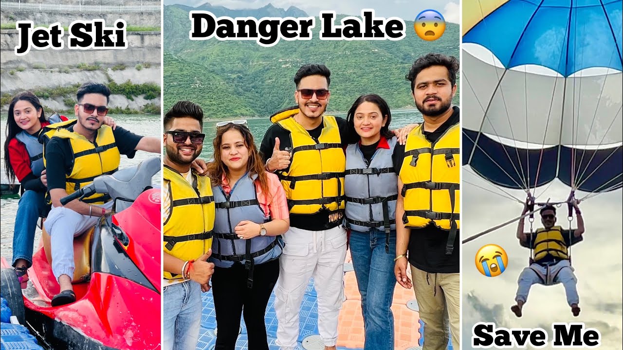 Danger Water Sports in Mountain Lake 😨 Life ka Risk utha liya 😑
