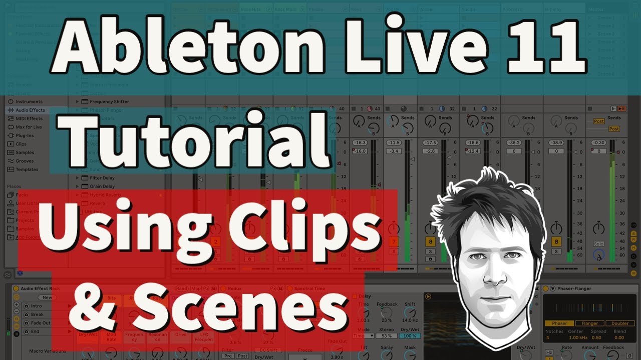 Учебное пособие по Ableton Live 11 — использование клипов и сцен