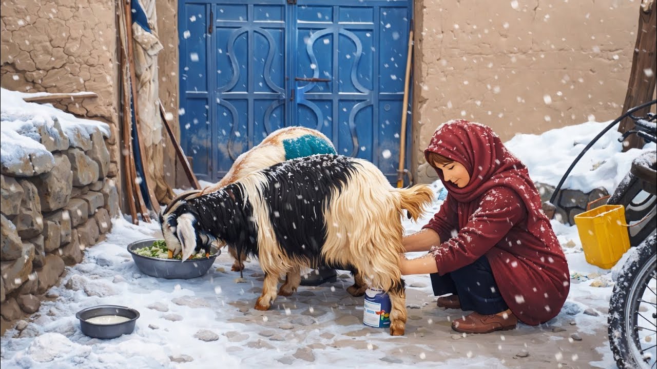 کارای خونه هیچ‌وقت تموم نمیشن هر روز یه چیزی هست که باید انجام بدی.#نیلی #snow #آشپزی #محلي 