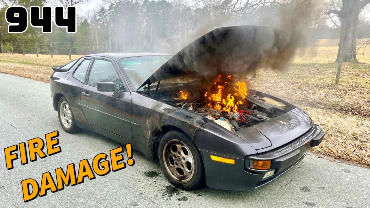 Все сюрпризы, которые я обнаружил во время ремонта Porsche 944, поврежденного огнем.