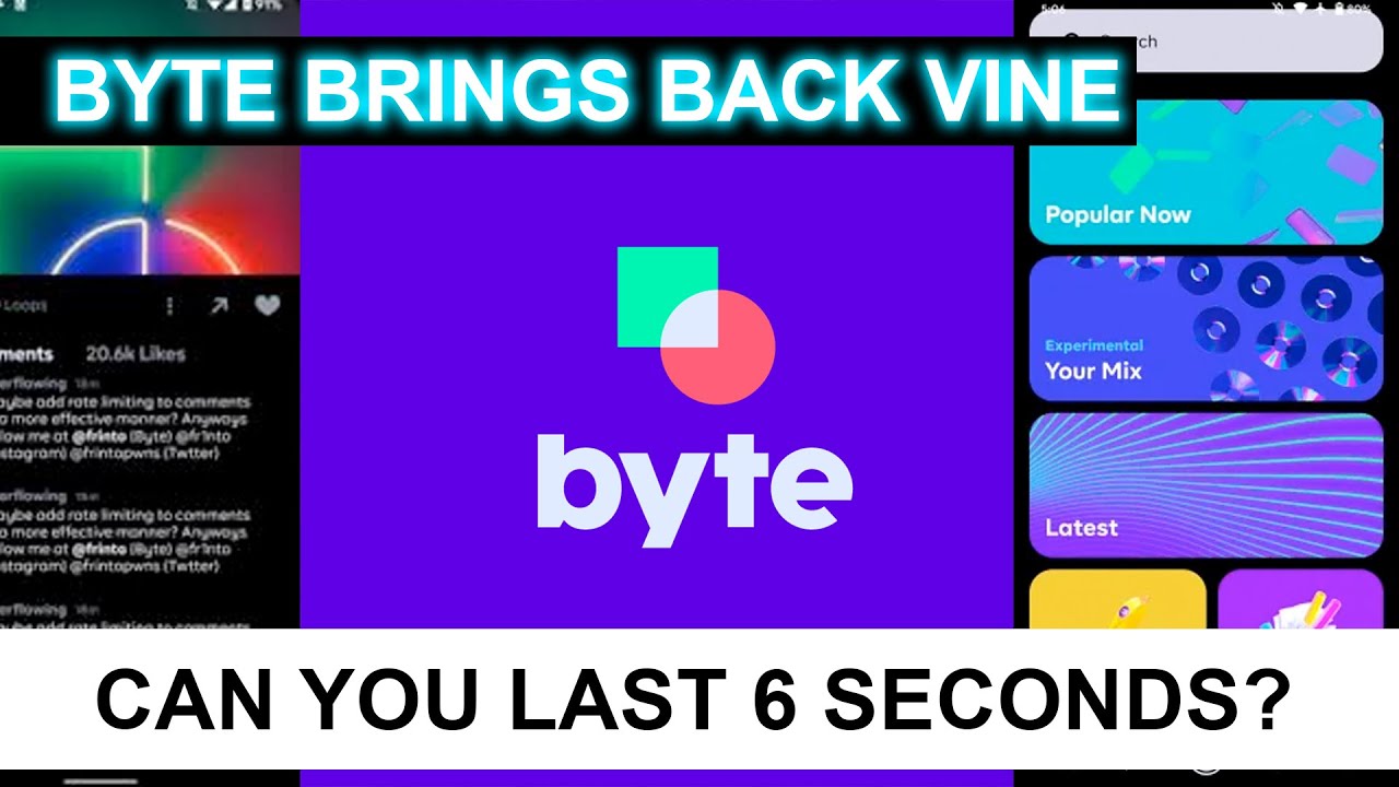 Byte App Is Vine Back - Byte Live Review and Posting