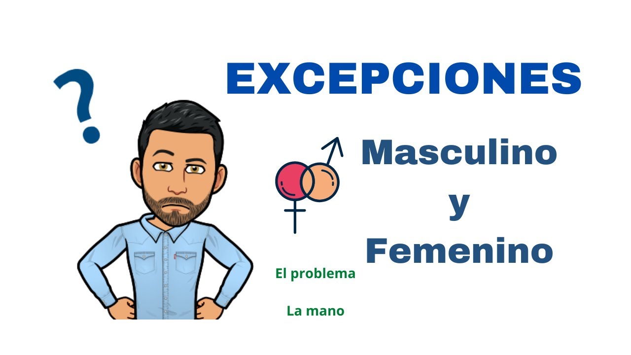 ✅Excepciones del Masculino y Femenino en Español✅ Nivel Básico. Gramática 💯Aprender español💯