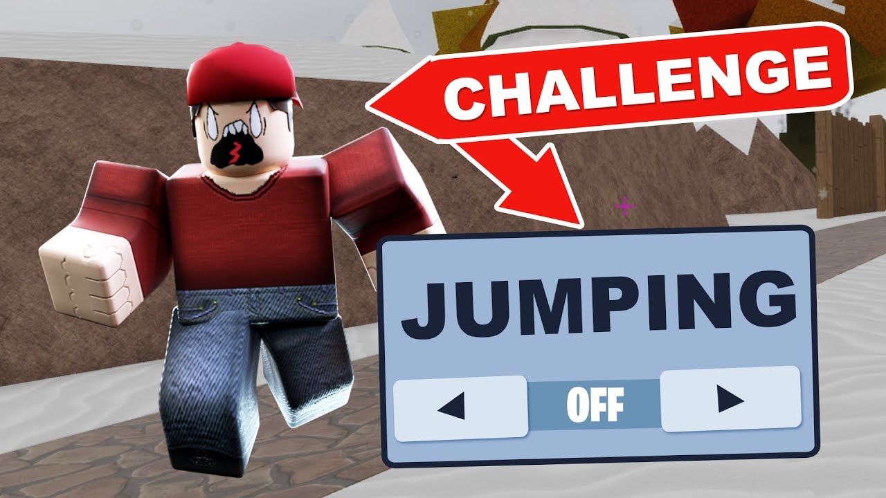 NO JUMPING CHALLENGE in Arsenal! (Roblox)