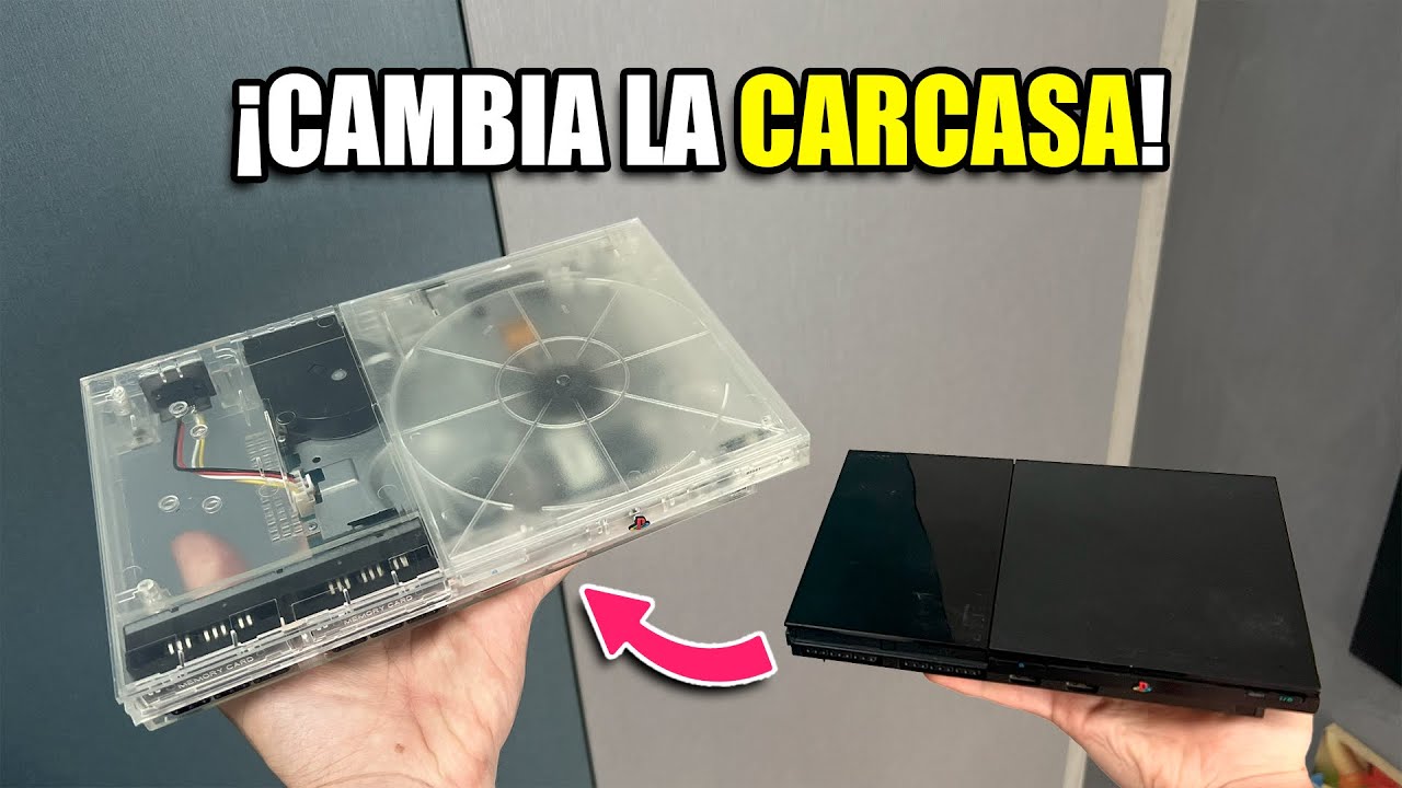 Cómo cambiar la carcasa de tu PS2 Slim (transparente) – ¡La PS2 definitiva!