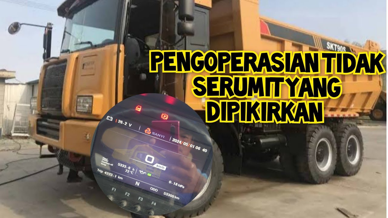Review Isi kabin Truck Monster SKT 90S manual transmisi