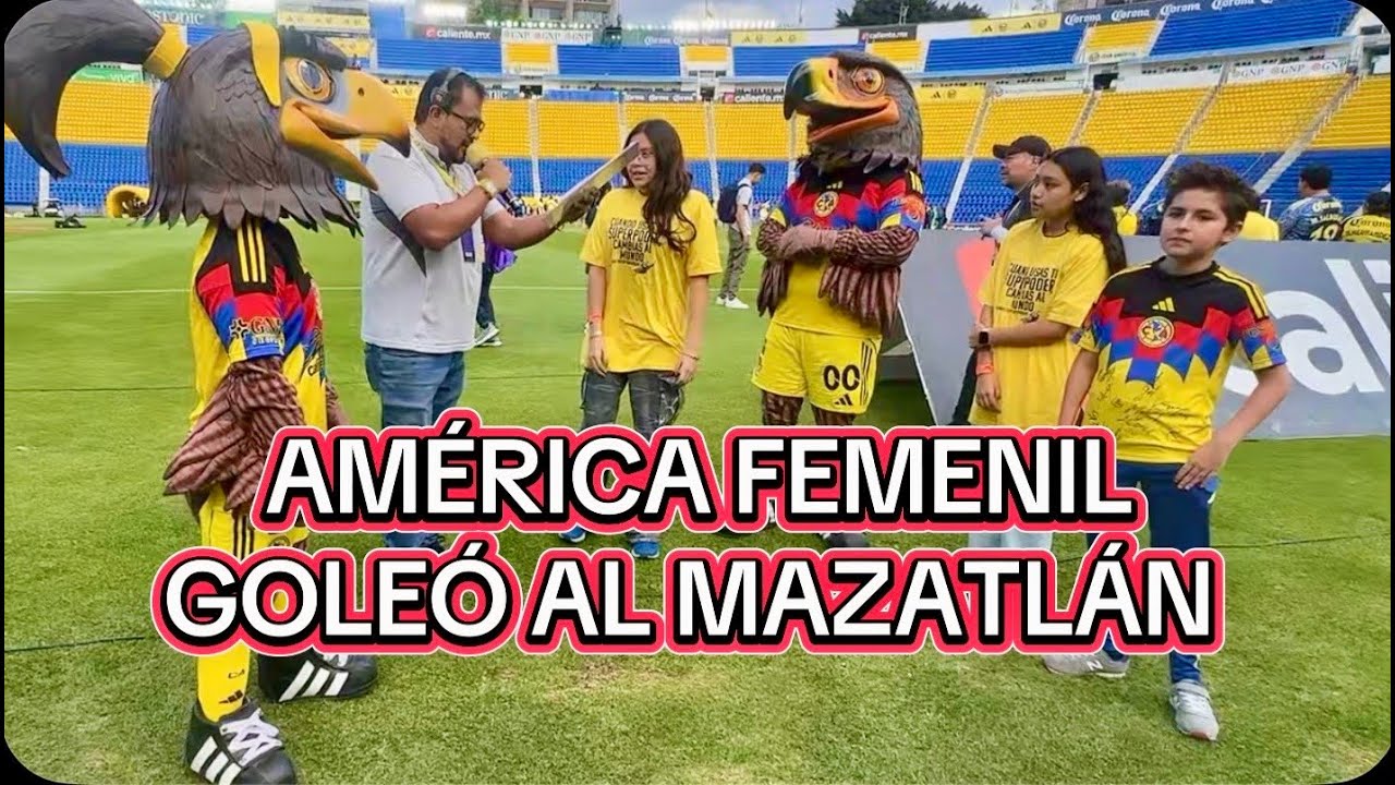 AMÉRICA FEMENIL DERROTÓ 4-0 AL MAZATLÁN EN EL ESTADIO AZULCREMA I JORNADA 5 I CLAUSURA 2026