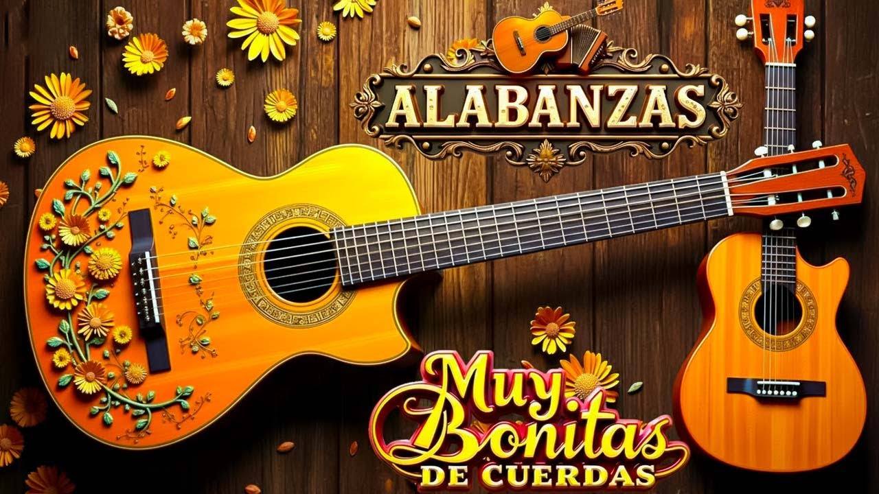 Guitarra Pentecostal ⛪ Muy Bonitas de Cuerdas 70s 80s 90s 🙏 50 Éxitos Alabanzas con Letra