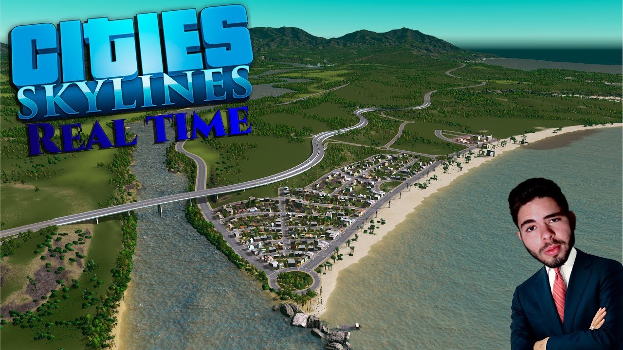 NASCER DE UMA PEQUENA VILA INDUSTRIAL - Cities Skylines Real Time - (Gameplay / PC / PT-BR)