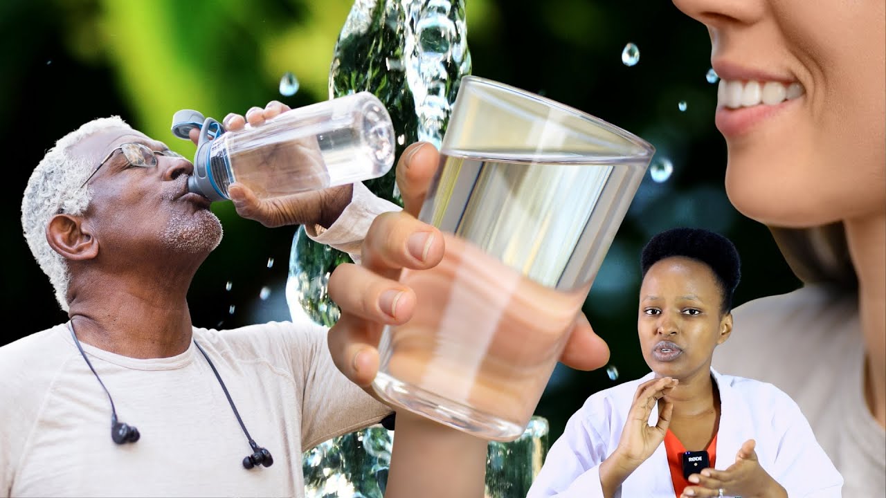 AMAZI: IBINTU 7  WIBAZA KU KUNYWA AMAZI! Nayanywa nte? Ryari? Akonje cg ashyushye? Angana ate? …