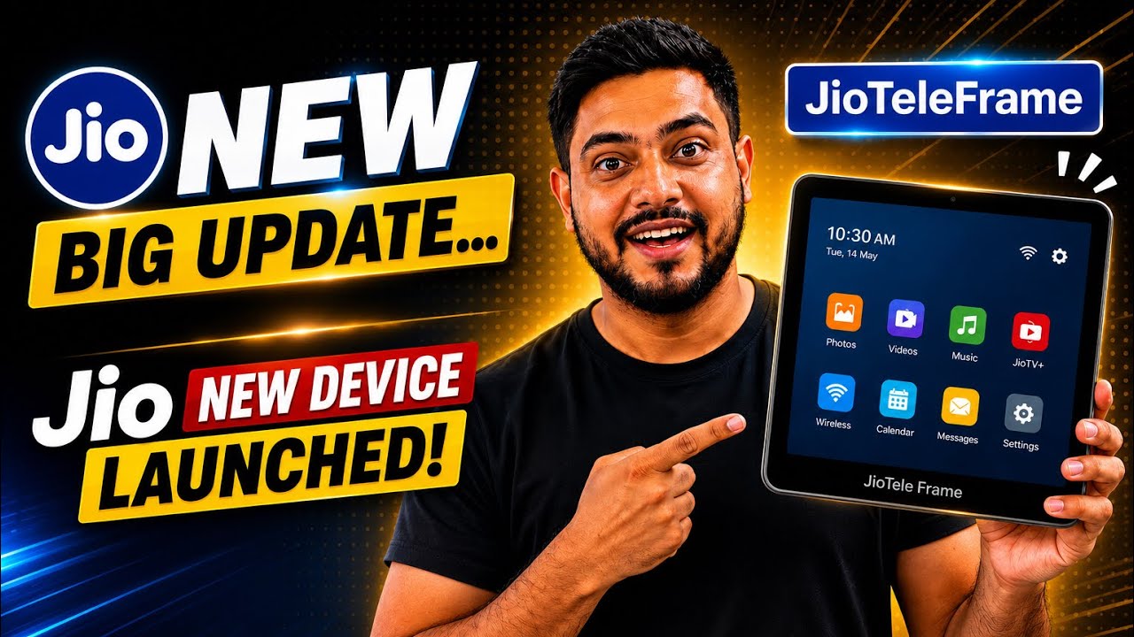 Jio new Big update | Jio Tele Frame device launched | Jio satellite broadband launch update