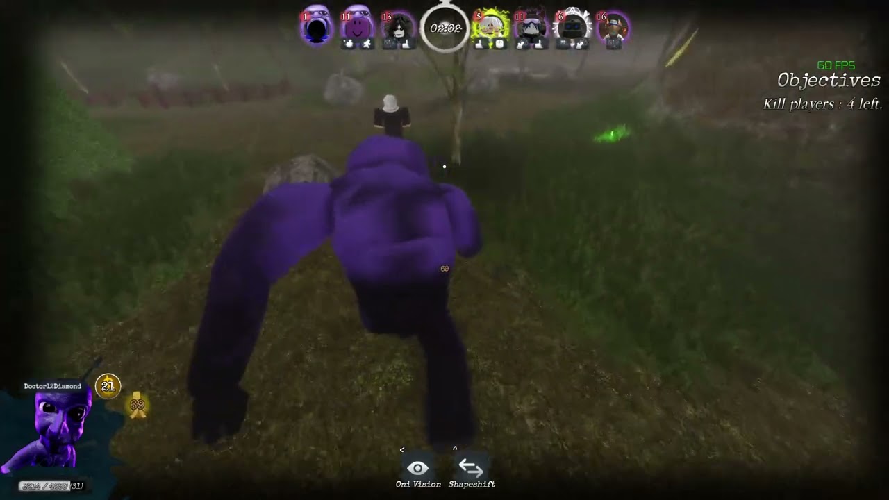 New Ao Oni Squatto remodel Gameplay [Pillar chase 2]