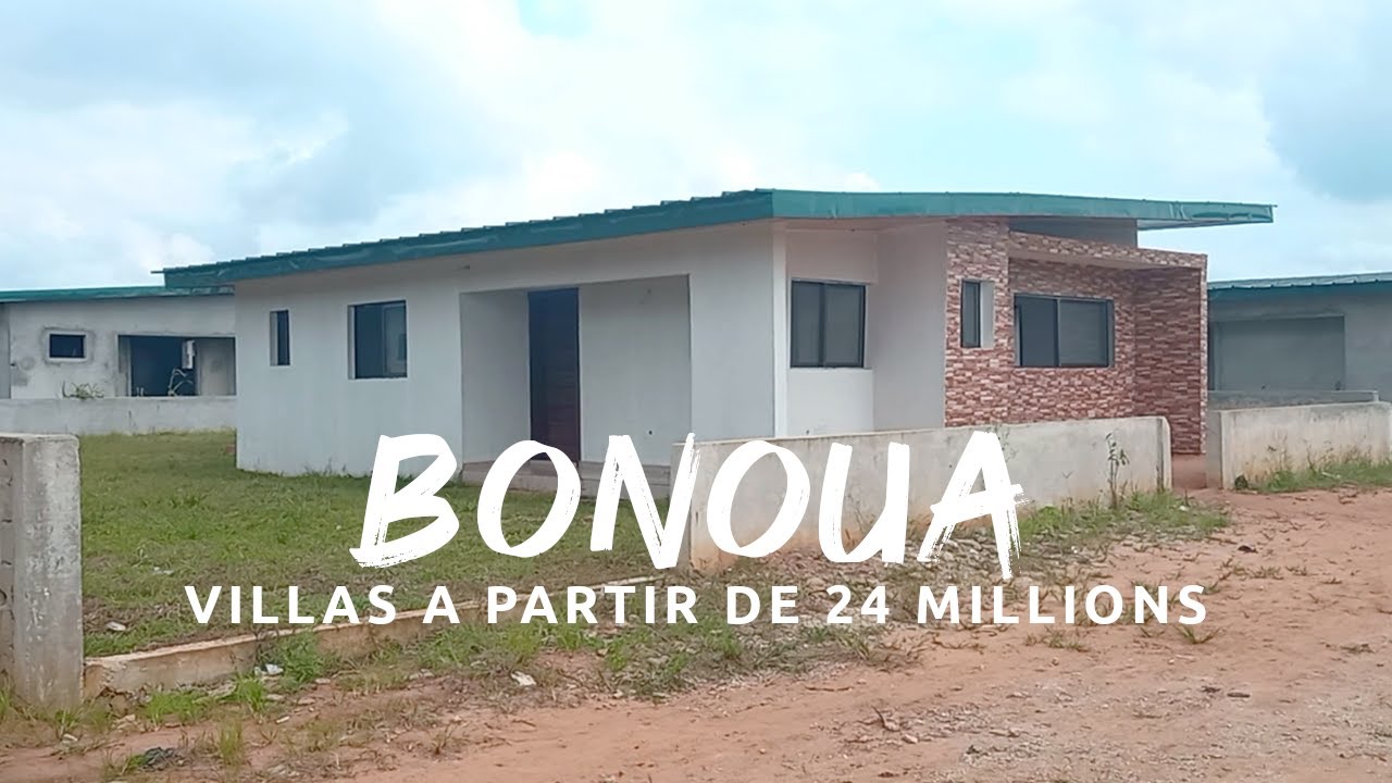 VILLAS DE 500m2 À PARTIR DE 24 MILLIONS À BONOUA, ABIDJAN, CÔTE-D'IVOIRE
