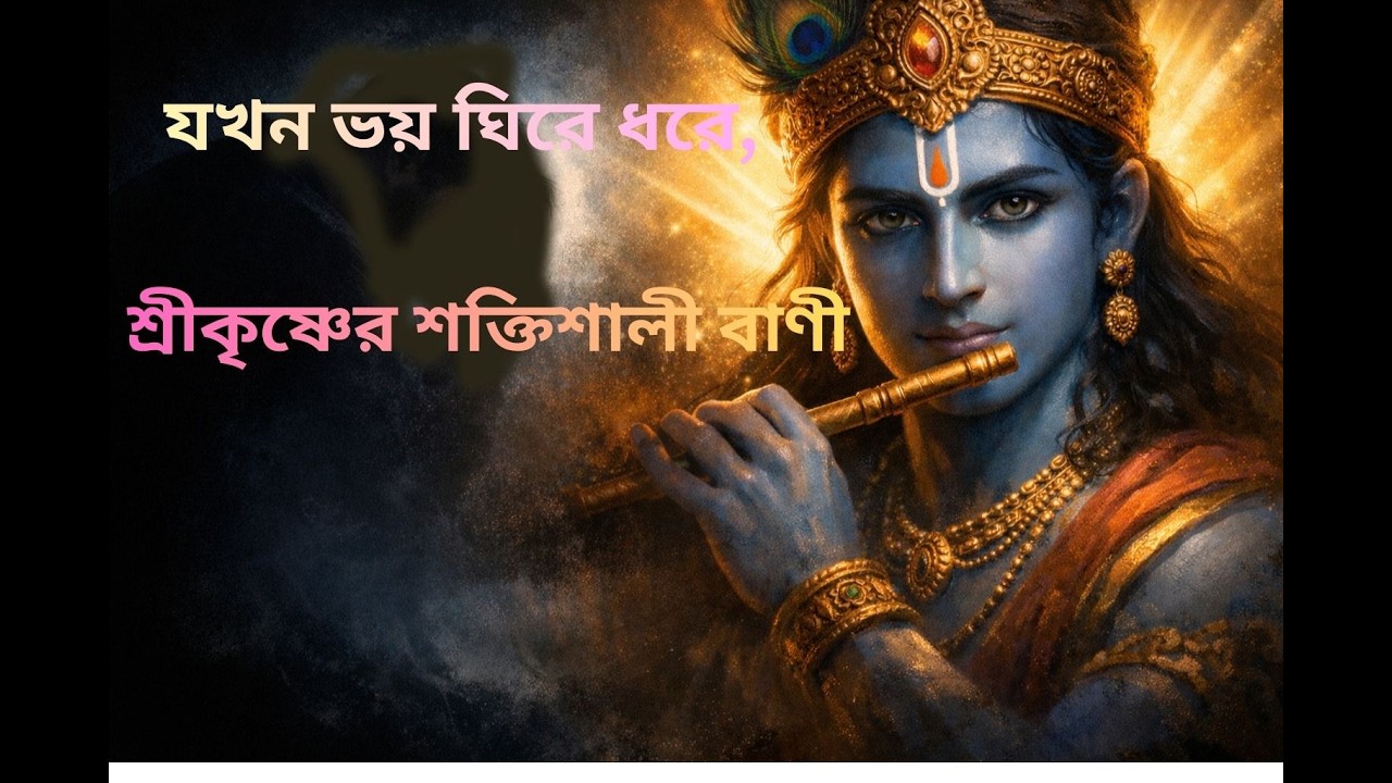 ভয় থেকে মুক্তির পথ | শ্রী কৃষ্ণের অমূল্য বাণী | Krishna Motivation  in Bangla