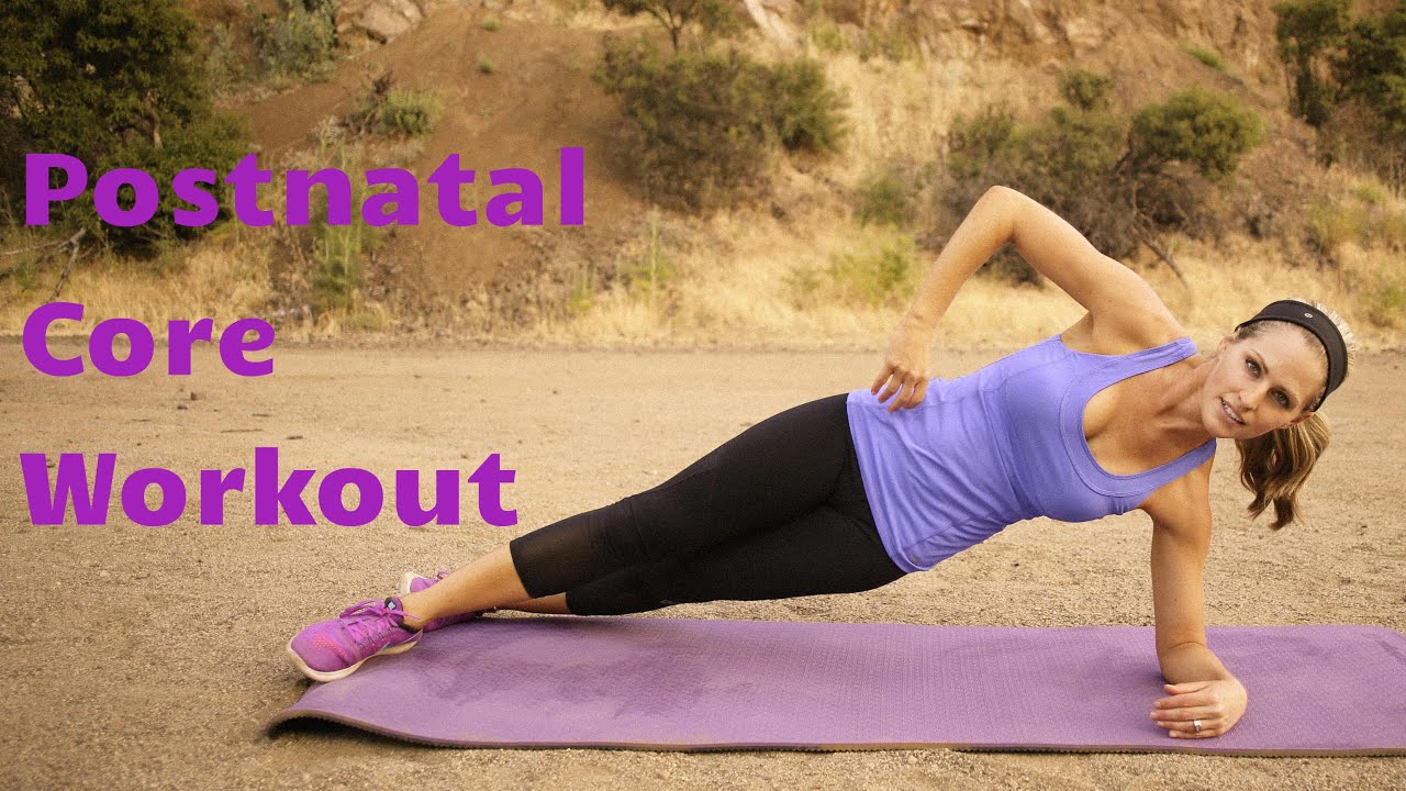 Postnatal Core 1 Workout--Strengthen Core & Tone Abs After Baby, Diastasis Recti, & C Section Safe