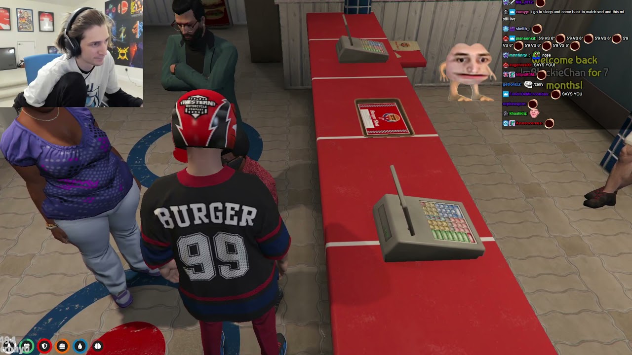 XQC Returns to GTA 5 RP (Role-Play) Part 23 (2/2) 2021 Full VOD