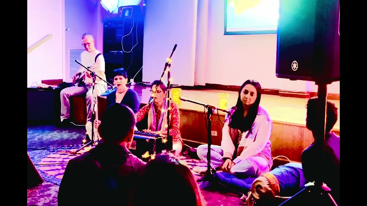 Narasimha’s captivating mantra in | the kirtan room | haribol 