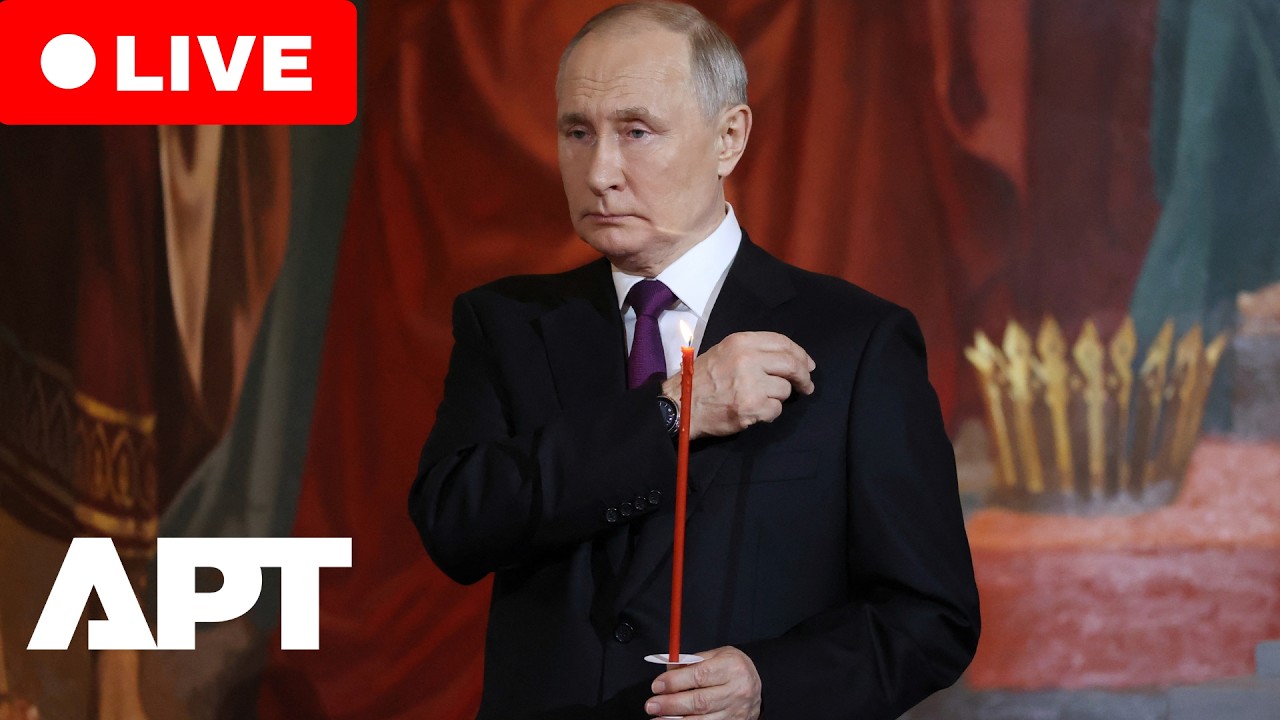 LIVE | Putin Attends Orthodox Easter Service as Worshippers Gather in Moscow | APT