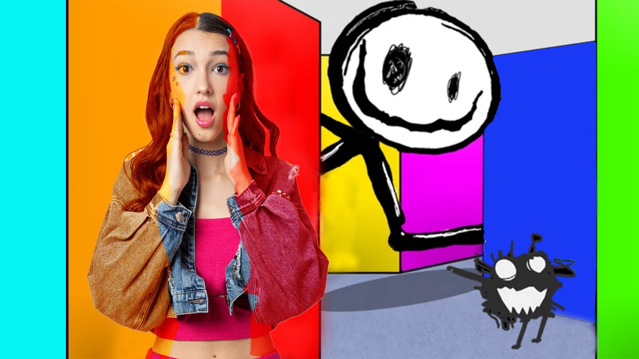 ENFRENTEI DE NOVO O PALITÃO E O PALITINHO (Color or Die) | Luluca Games