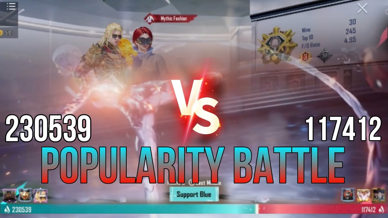 Popularity Battle 👀🥹 230k - 117k 🤡