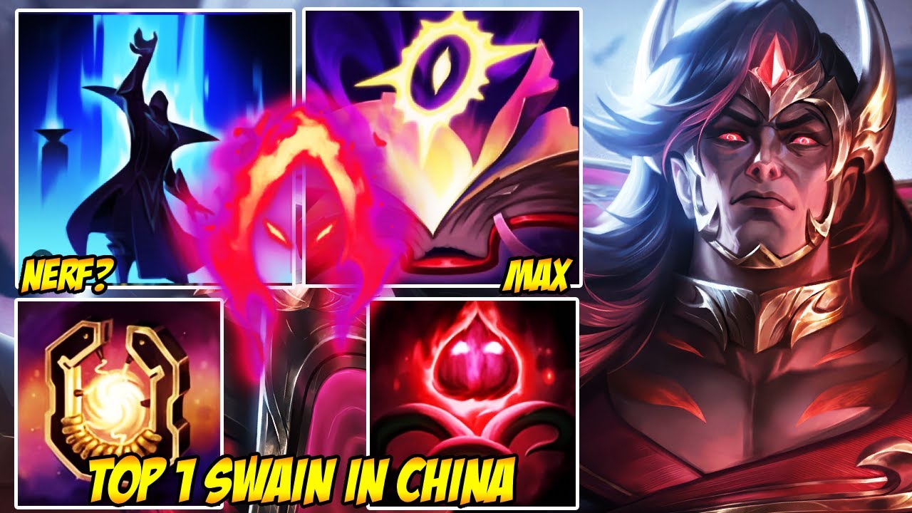 WILD RIFT CHINA TOP 1 SWAIN -&nbsp;DARK HARVEST SWAIN IS PURE EVIL