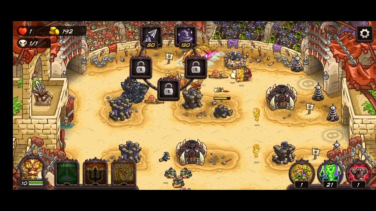 The Grand Arena - Iron challenge [Impossible mode] | Kingdom rush vengeance